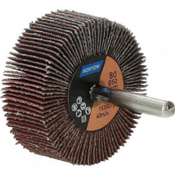 Disque à lamelle sur tige R207Plus 50x20x6 P80 (Par 10)