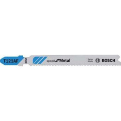 Lame de scie sauteuse T 121 AF Pack a 25 unité Bosch