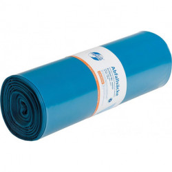 Sac poubelle 120 l bleu LDPE super résistant