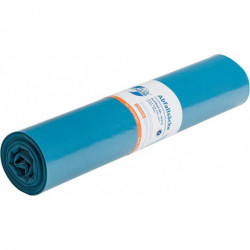 Sac poubelle 120 l bleu PEBD débutant