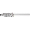 Fraise HM Forme cône rond 1230 STEEL 6mm 12x30mm Pferd