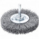 Brosse ronde sur tige fil d'acier 40x02mm 