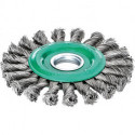 Brosse ronde inox 125x14mm 0,5mm 