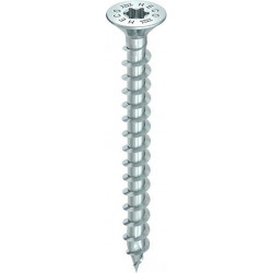 Vis HECO-TOPIX-plus SeKo HD 80x380 TG fraisé bleu galvanisé (Par 50)