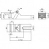 Mâchoire de serrage stable 6497F plate 38 AMF