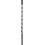 Foret pour perçage profond 25 x D, Ø m7/h7 : 10,0 mm, Long. totale 321 mm, Long. hélice 277 mm, Ø queue h6 : 10 mm