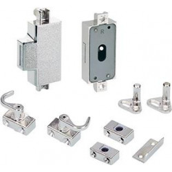 Serrure espagnolette.72213D15 Métal nickelé