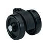 Roulette pivotante pour sols souples KF noir