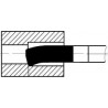 Outil à charioter HSSE DIN4953R8x8x140 mm WILKE