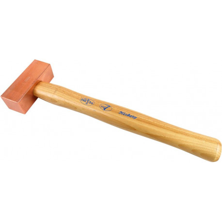 Marteau en cuivre 5000g avec manche en hickory Haso