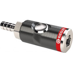 Raccord de sécurité DN 7,4 mm, filetage intérieur filetage Tülle 6mm RIEGLER