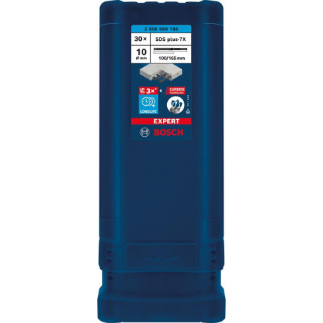 Foret perforateur SDS-plus 7x 10x100x165mm 30St EXPERT Bosch