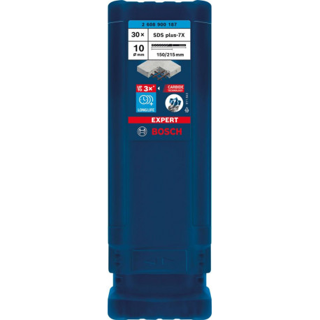 Foret perforateur SDS-plus 7x 10x150x215mm 30St EXPERT Bosch