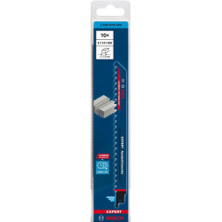 Lame de scie sabre a 10 unitéS 1141 HM Bosch