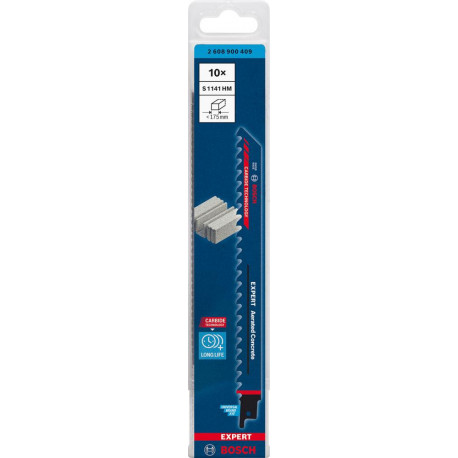 Lame de scie sabre a 10 unitéS 1141 HM Bosch