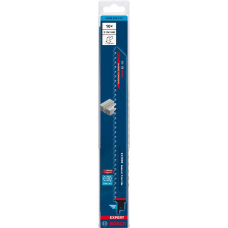 Lame de scie sabre a 10 unitéS 1241 HM Bosch