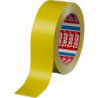 Ruban adhésif tesa 60404 PVC jaune 66m x 12mm (Par 12)