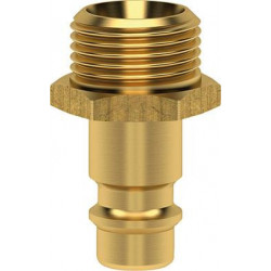 Bouchon mamelon pour raccord NW 72mm Laiton Serie ES AG G1/2 LÜDECKE