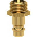 Bouchon mamelon pour raccord NW 72mm Laiton Serie ES AG G1/2 LÜDECKE