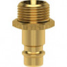 Bouchon mamelon pour raccord NW 72mm Laiton Serie ES AG G1/2 LÜDECKE