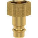 Bouchon mamelon pour raccord NW 72mm Laiton Serie ES IG G3/8 LÜDECKE