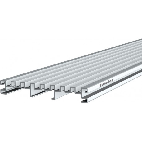Grille de drainage en aluminium DrainTec 21 x 140 x 4000 mm