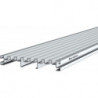 Grille de drainage en aluminium DrainTec 21 x 140 x 4000 mm