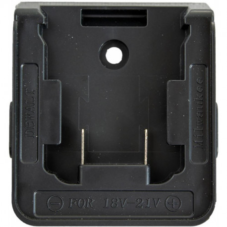 Adaptateur pour batteries DeWalt / Milwaukee