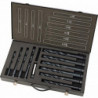 Jeu de forets hélicoïdaux DIN345 HSS rollgewalzt 14-30mm 2mm stg. + 25mm Coffret métal FORTIS