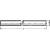 Tige filetée DIN 976 8.8 galZn M14x1000