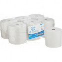 Rouleau de serviettes Scott ESSENTIAL / blanc (Par 6)