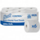 Rouleau d'essuie-mains Scott CONTROL EXTRA STRONG / blanc (Par 6)