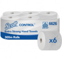 Rouleau d'essuie-mains Scott CONTROL EXTRA STRONG / blanc (Par 6)