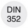 Foret taraudeur pour trou débouchant, court, acier à coupe rapide E, Filetage : M8, Pas 1,25 mm, Long. totale 63 mm, queue Ø 6 mm
