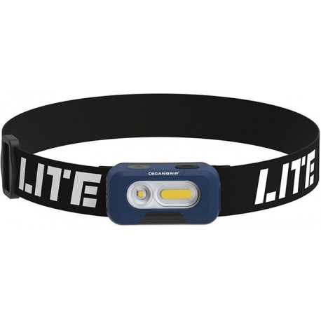 Lampe frontale HEAD LITE 75 lumens + 15-150 lumens SCANGRIP LITE