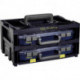 Chariot outils CarryMore 55x2 mit 2 CL 55 4x8-16 Couleur: noir