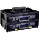 Chariot outils CarryMore 55x2 mit 2 CL 55 4x8-16 Couleur: noir