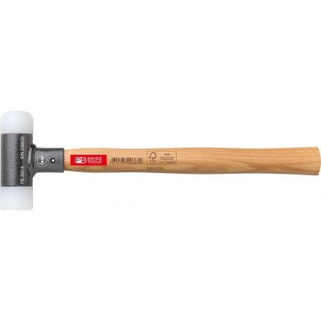 Marteau à face souple avec manche en bois sans rebond 27mm PB Swiss Tools