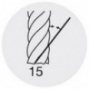 Foret taraudeur pour trou débouchant, acier à coupe rapide E, Filetage : M10, Pas 1,50 mm, Long. totale 70 mm, queue Ø 7 mm