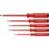 Set Tournevis VDE 5-unités Fente en carton Classic PB Swiss Tools