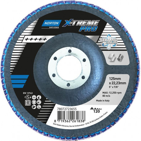 Disque lamelle X-Treme Pro 125 mm P120