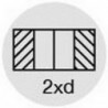Taraud machine pour trous débouchants, DIN 371, Surface à revêtement TiN, Filetage : M8, Pas 1,25 mm, Long. totale 90 mm, queue Ø 8,0 mm