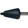 Jeu de forets perce-tôle de précision, acier à coupe rapide, revêtement traité à la vapeur, Capacité de perçage : 24-40 mm, Taille 4, Long. totale 89 mm