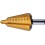 Foret perce-tôle de précision, acier rapide, revêtement TiN, Capacité de perçage : 4-31 mm, Taille 7, Long. totale 103 mm, Long. de la queue : 25 mm
