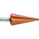 Foret étagé universel à goujure droite, revêtement TiN, Long. de l'étage : 5 mm, Long. totale 80 mm, Ø queue h8 : 6 mm