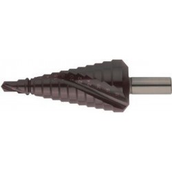 Foret étagé universel à goujure hélicoïdale, revêtement TiAIN, Long. de l'étage : 4 mm, Long. totale 67 mm, Ø queue h8 : 8 mm