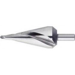 Jeu de forets conique de précision (forets à coupe progressive), goujure hélicoïdale, sans revêtement, Capacité de perçage : 5-20 mm, Taille 2A