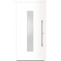 Metallhaustür Home RAL9016 Satinato weiß B1100mm H2100mm DIN li.RC2 n.DIN EN1627