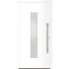 Metallhaustür Home RAL9016 Satinato weiß B1100mm H2100mm DIN li.RC2 n.DIN EN1627