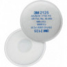 Filtre à particules rond 2125 EN 143:2000 P2 pour 4000370675.-680. -690.-691 3M (Par 20)